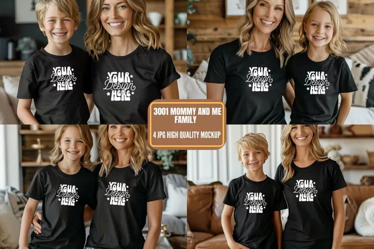 3001 Mommy and Me Family Mockup, Mommy And Me