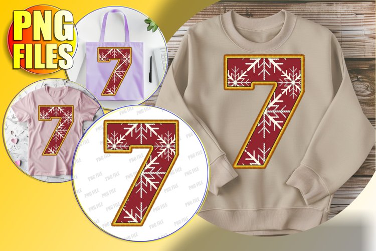 7 Doodle Letter Style Icon Cheerful Holiday Print!