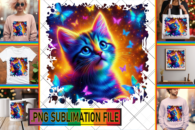 Sweet TOTE BAG Sublimation Ideas, Cat