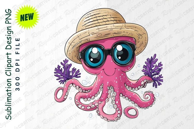 Octopus Cartoon Image 17