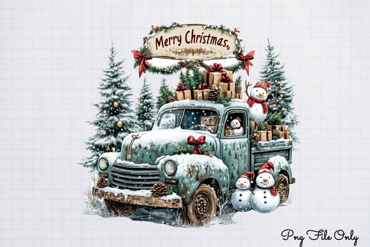 Rustic Christmas Clipart Image 4