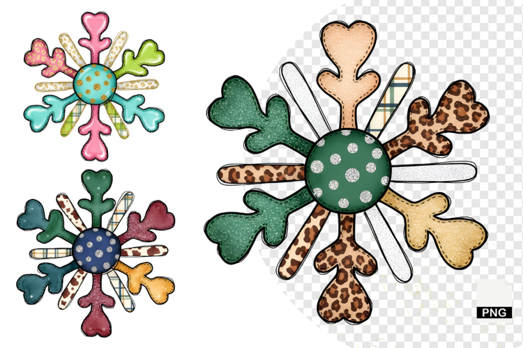 Snowflakes Doodle Image 17