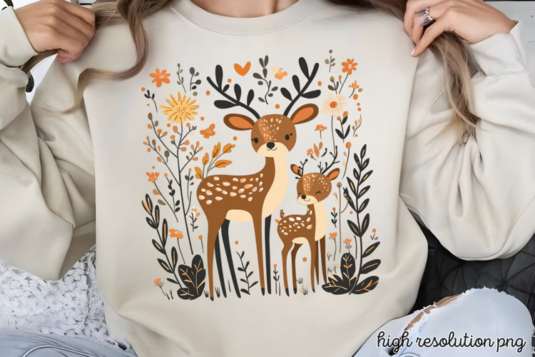 Mothers Day Folk Art Sublimation PNG