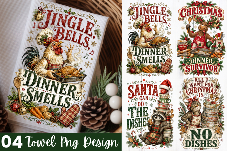 Funny Christmas Towel PNG,kitchen towel funny christmas towe