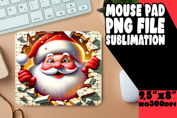 Sublimation Magic: Wall Hole Fun Mousepad