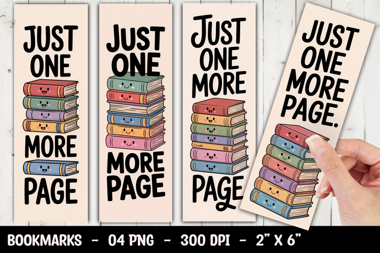 One More Page Bookmark Sublimation