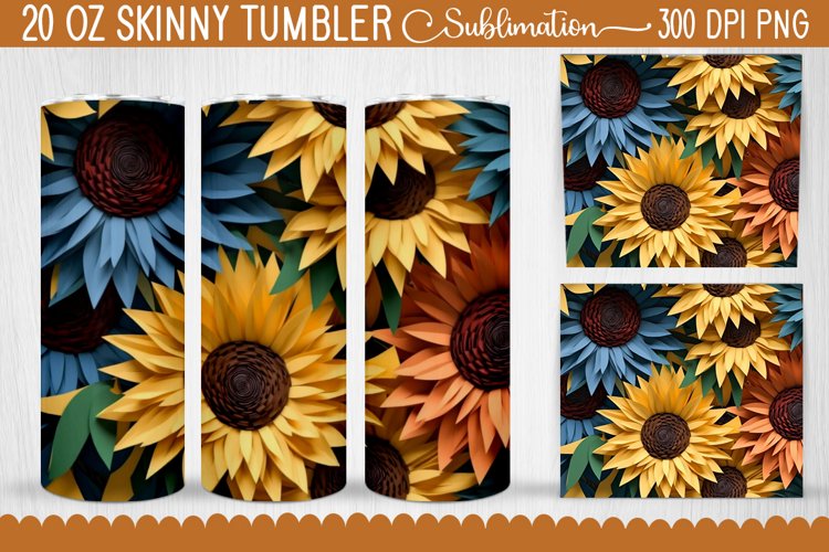 20 Oz Sublimation Tumbler Wrap Image 4