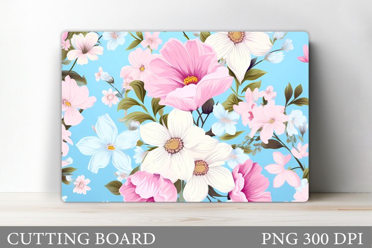 Flowers Cutting Board. Flowers Kitchen Cutting Board Design example image 1
