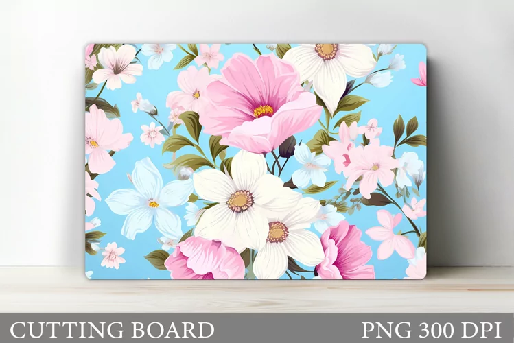 Flowers Cutting Board. Flowers Kitchen Cutting Board Design