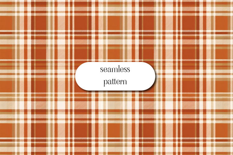 Autumn Tartan Pattern | Seamless Plaid Digital Paper