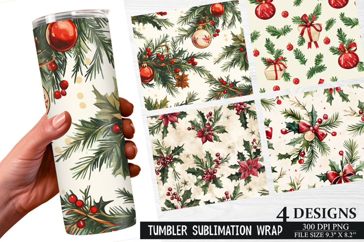 Christmas Tumbler Wrap Image 10