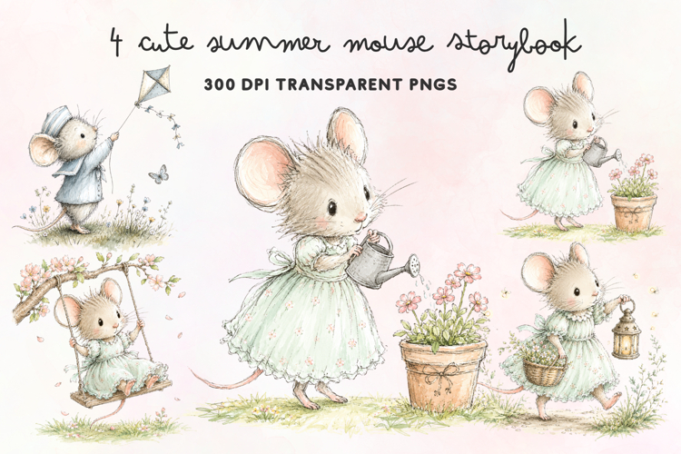 Summer Watercolor Clipart Image 6
