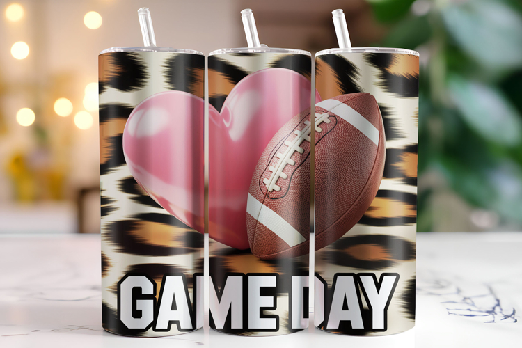 Game Day Tumbler Wrap | Sublimation | Tumblers