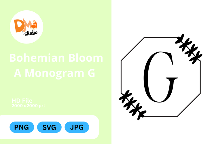 Bohemian Bloom Monogram