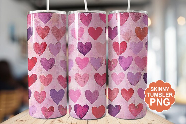 Valentine Heart Tumbler | Valentine Tumbler Wrap
