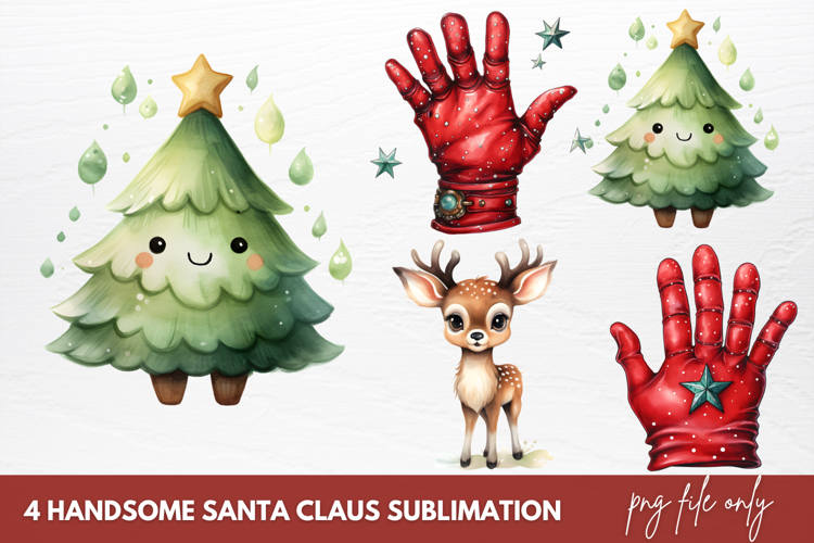 Christmas Watercolor Clipart Image 16