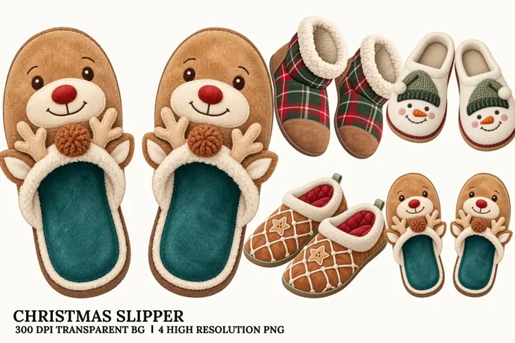 Christmas Shop PNG, Snowy Holiday Storefront Sublimation Art
