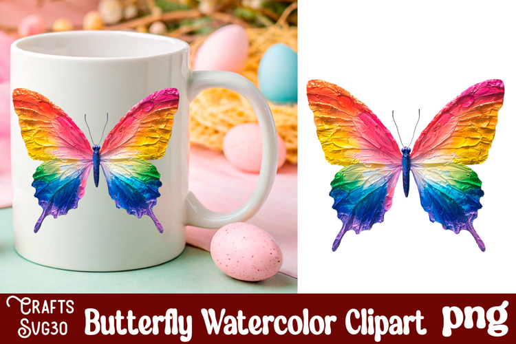 Butterfly Flowers Clipart Sublimation Png Butterfly