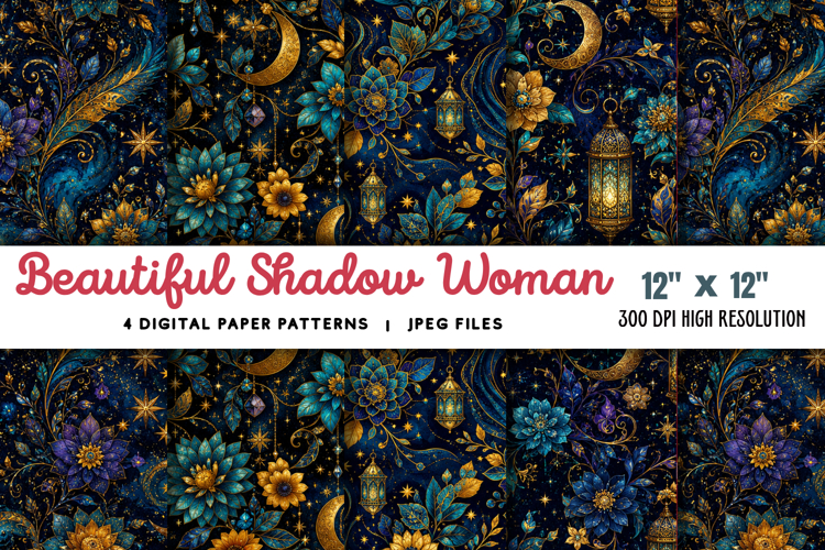 Beautiful Shadow Woman Backgrounds JPG