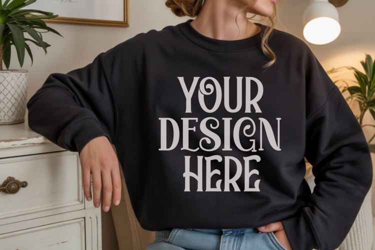 Gildan 18000 Sweatshirt Model Mockups