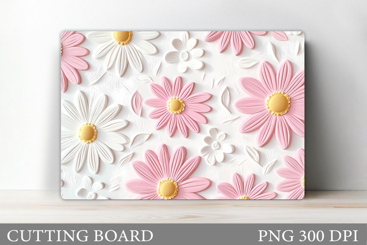 Flowers Cutting Board Design. Flowers Kitchen Cutting Board example image 1