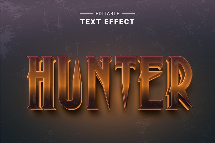 Editable Text Effect for Illustrator. Vector Graphic styles example image 1