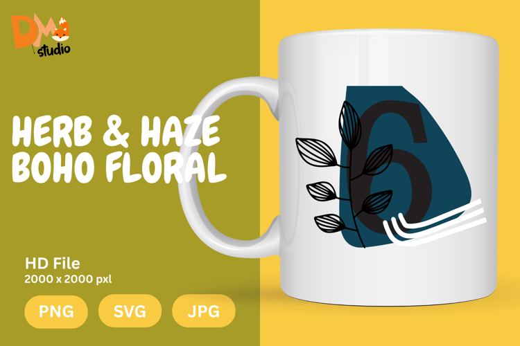 Boho Floral Svg Image 14