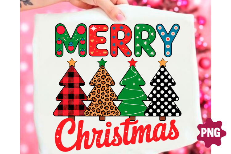 Merry Christmas Sublimation Png Design