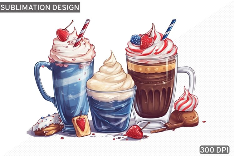 Latte Clipart Image 4