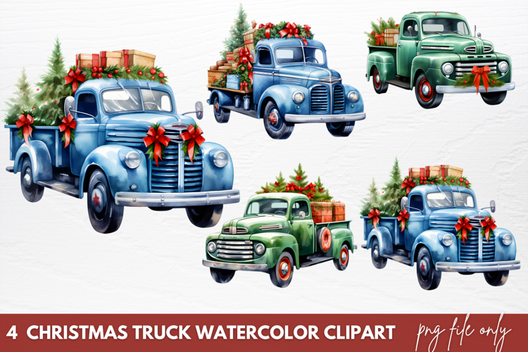 Christmas Watercolor Clipart Image 2