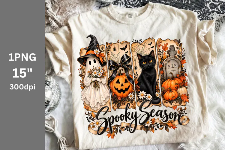 Fall PNG, Halloween PNG, Spooky Season PNG