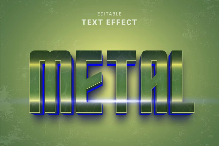 Editable Text Effect for Illustrator. Vector Graphic styles