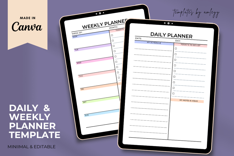 Digital Planner Templates Image 5