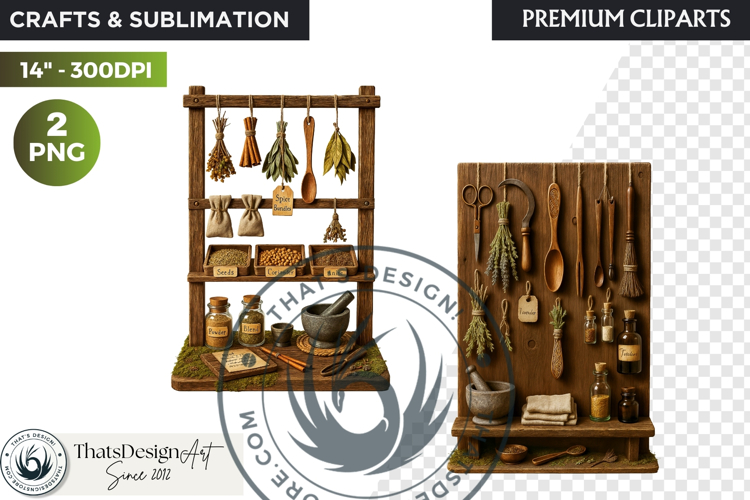 Cosy Witchs Apothecary magic Clipart PNG witchcraft graphic