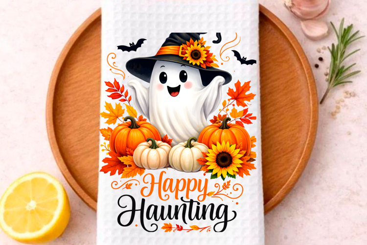 Halloween Kitchen Towel PNG, Funny Halloween PNG