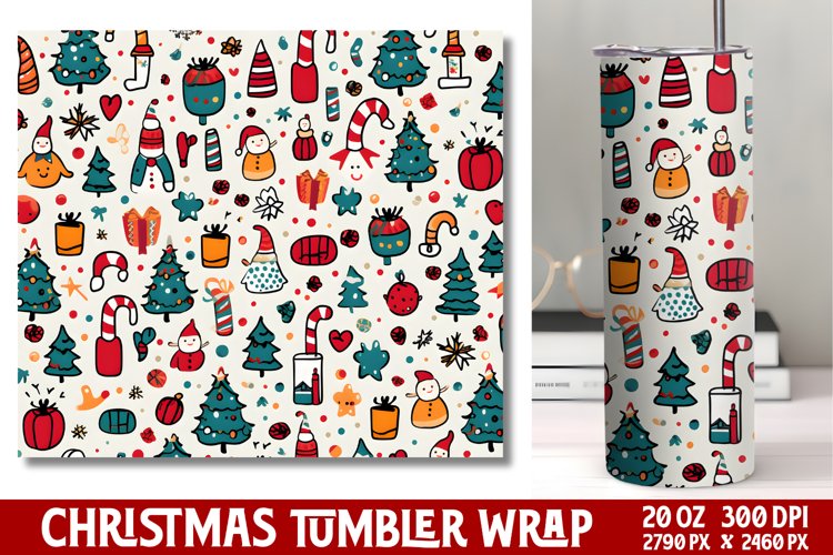 Christmas Tumbler Wrap