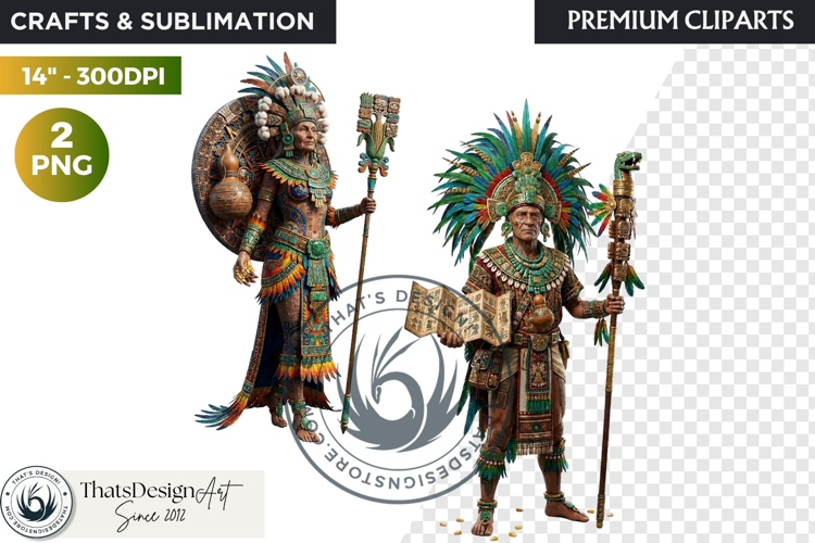 Aztec Deities Pantheon Cliparts | Ancient Mythology gods PNG