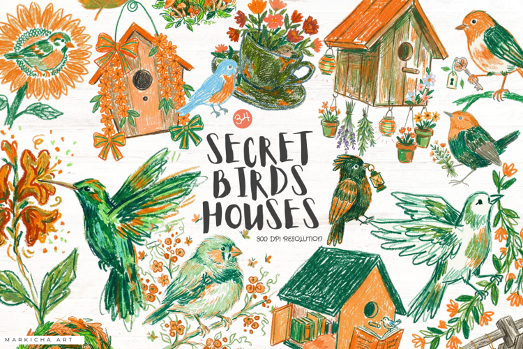Birdhouse Clipart Image 16