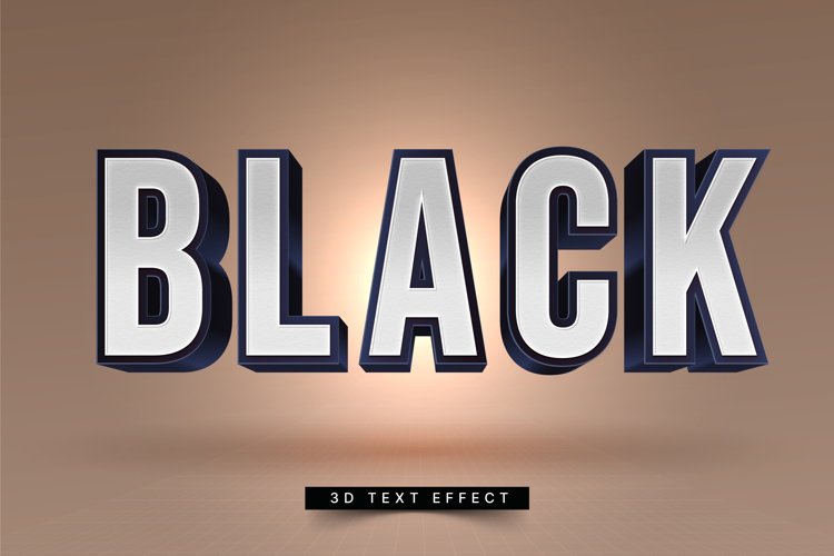 Editable Text Effect for Illustrator. Vector Graphic styles
