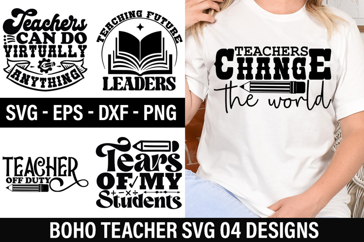 Rainbow Teacher Svg Image 12