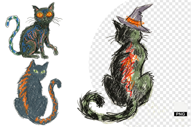 Halloween Cat Clipart Image 5