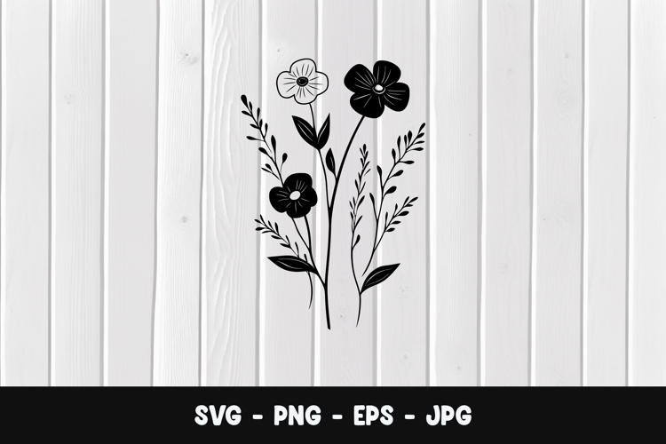 Flower Outline Png Image 6