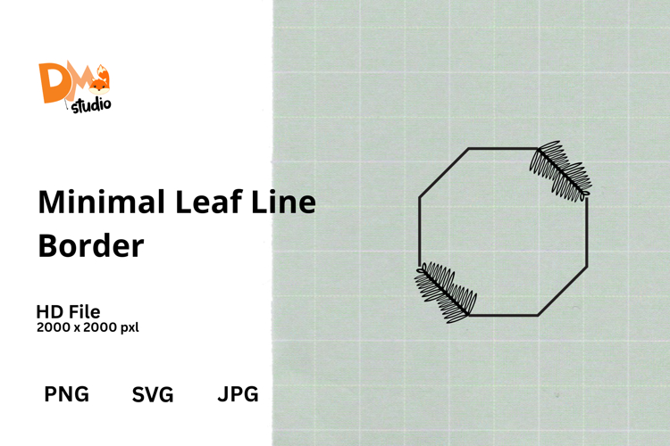 Leaf Outline Clipart Image 9