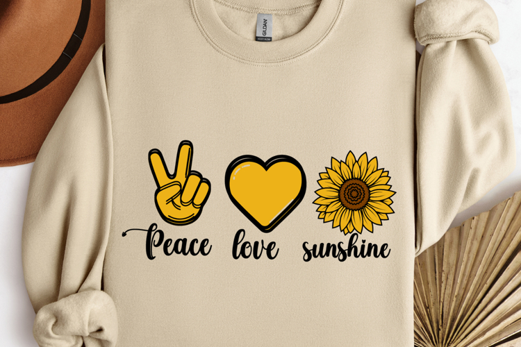 Peace Love And Sunshine Svg