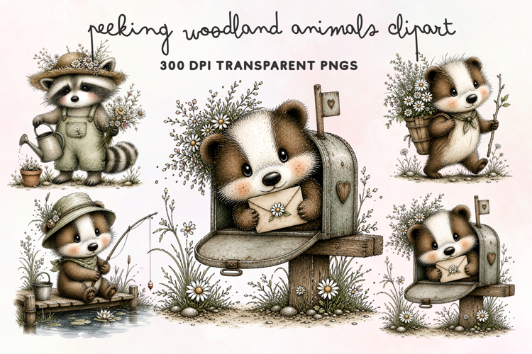 Woodland Animal Clipart Image 8
