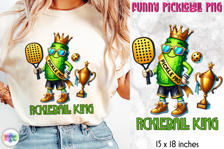 Cute Pickleball Sublimation, Funny Pickleball PNG