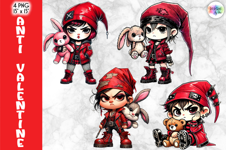 Valentine Gnome Clipart Image 3