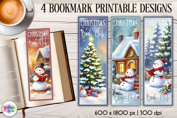 Christmas Bookmark Printables, Book Lover Quotes Bookmarks