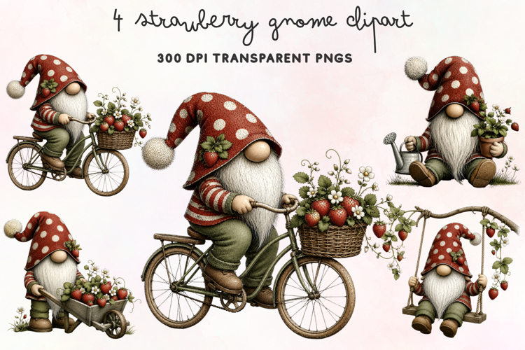 Cute Gnome Clipart Image 8