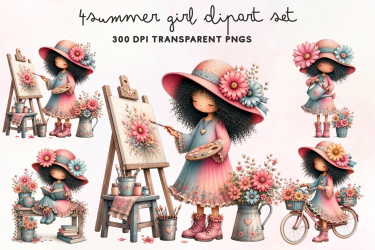 Summer Watercolor Clipart Image 3